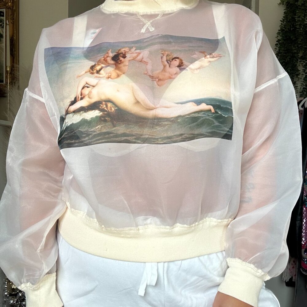 SELKIE THE GHOSTED SWEATER